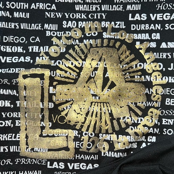 Volcom Black LA/Retail Store Locations - Tote/Beach Bag Y2K/Surf/Skate - Picture 3 of 14